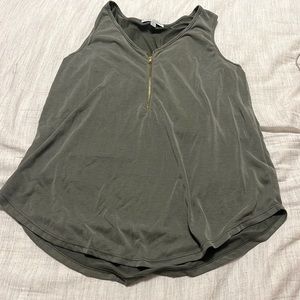 Green tank top
